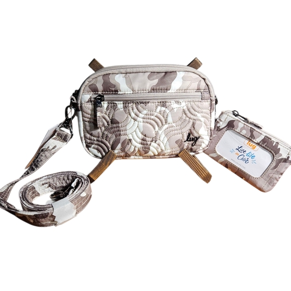 lug Handbags - Lug Super Coupe 2 Piece NWT Camo Taupe